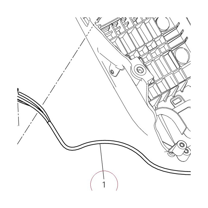 Rear wiring 51018471C