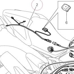 Rear wiring 51019711A