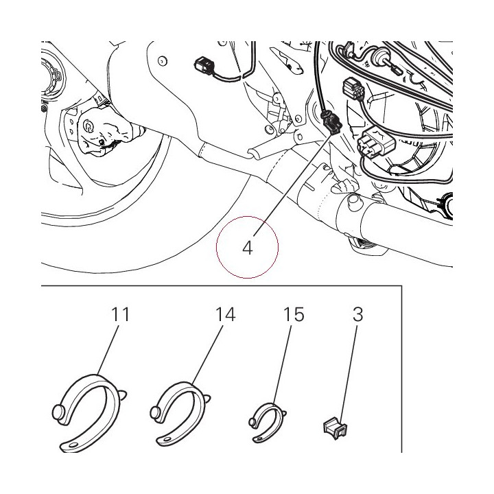 Extension, wire harness 51019721A