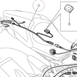Rear wiring 51019761C