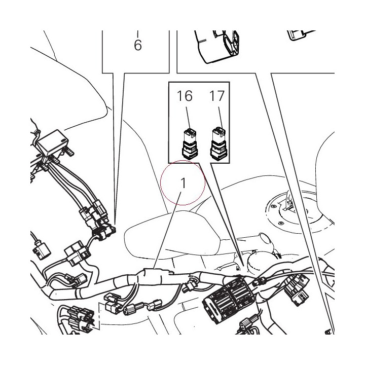 Main wiring harness 51019981C
