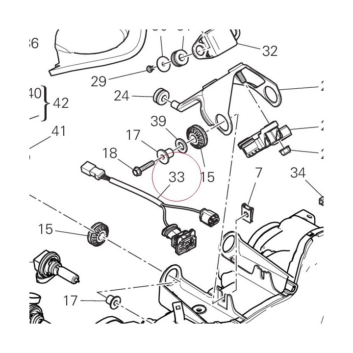 Electric wiring 5101A601A