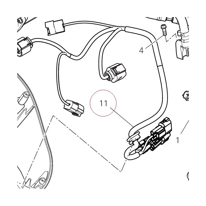 Injection wiring 5101A661B