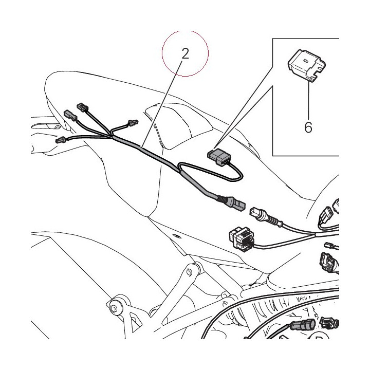 Rear wiring 5101A851B