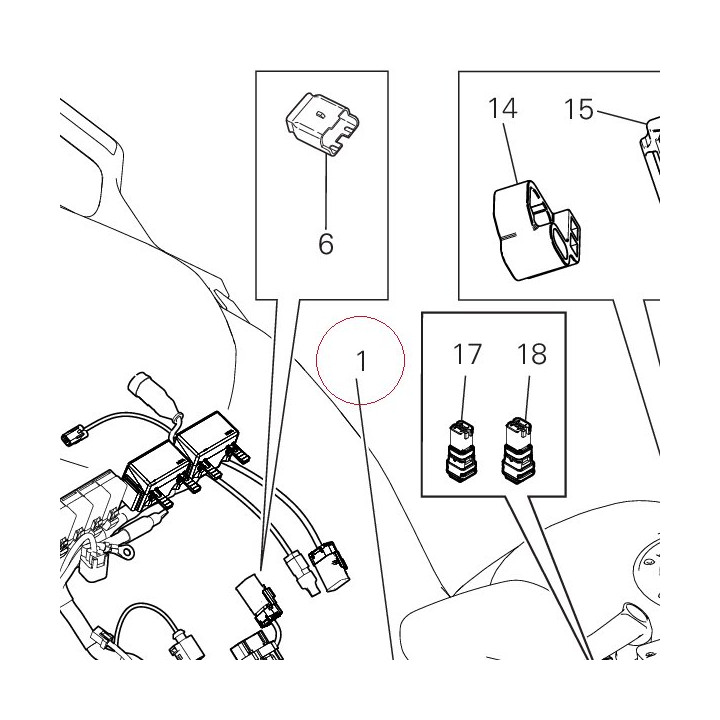 Main wiring harness 5101B152D