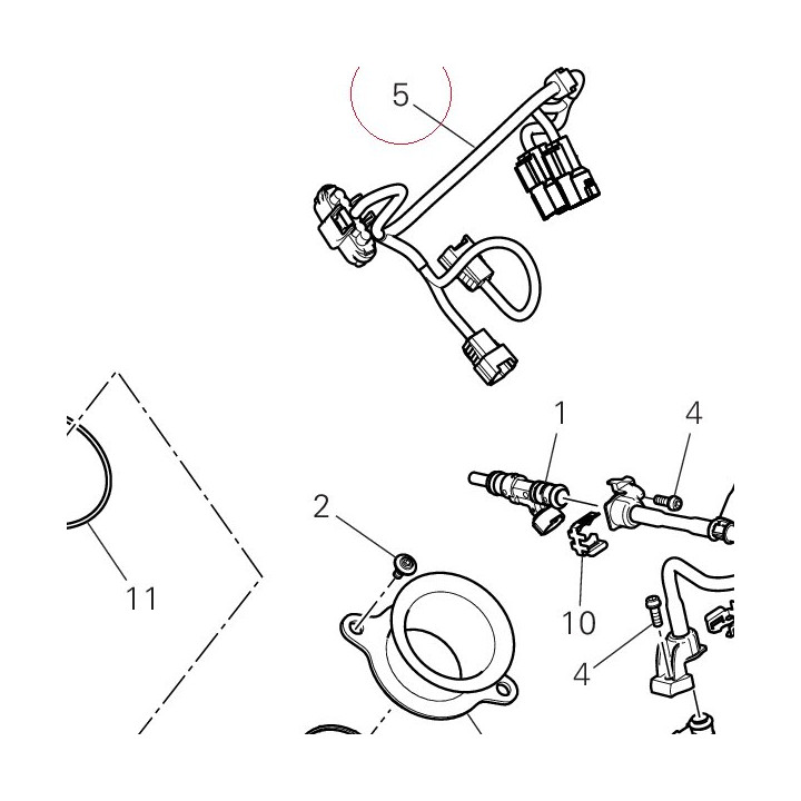 Injection wiring 5101B161A