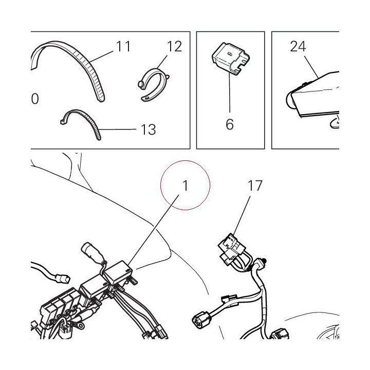 Main wiring harness 5101C982D