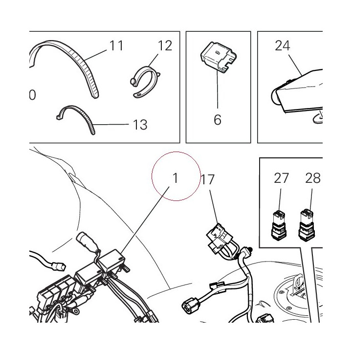 Main wiring harness 5101D335F