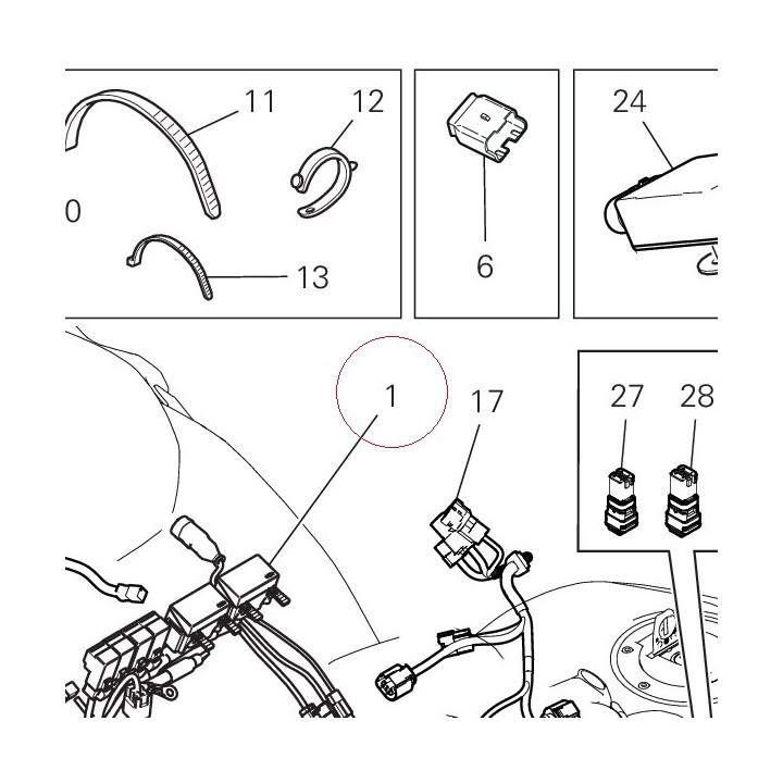 Main wiring harness 5101D336F