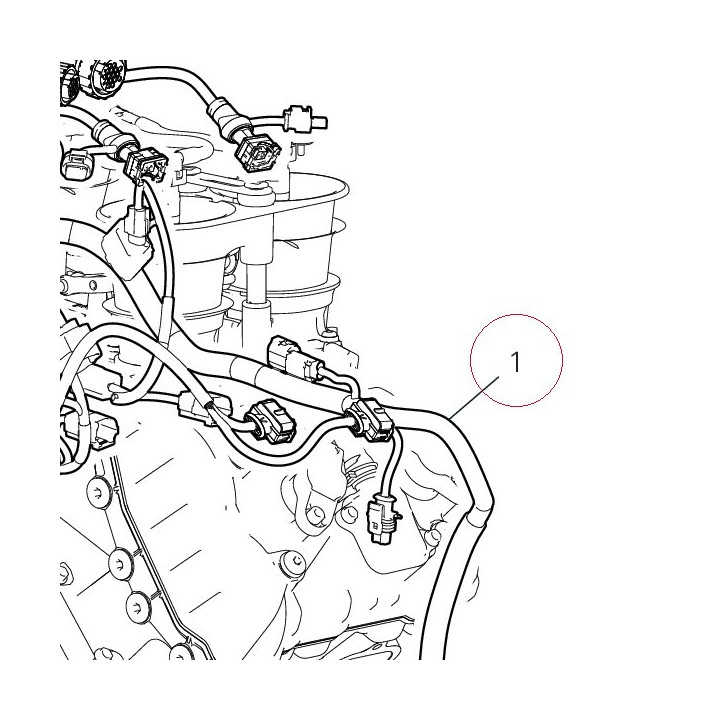Electric wiring 5101H711E