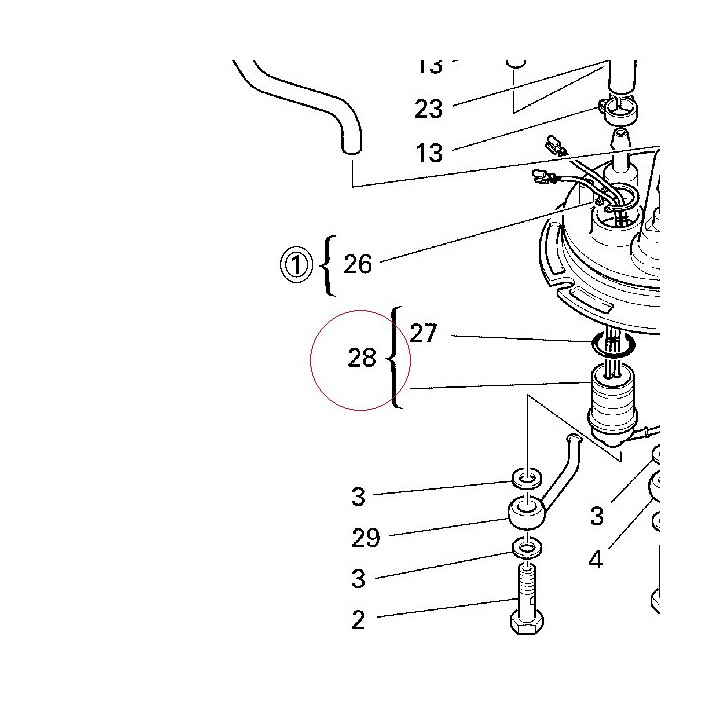 Wire, fuel pump 51020032A