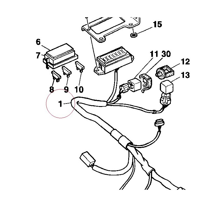 Wiring harness 51030721C