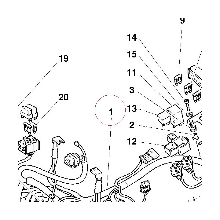 Wiring harness 51031311A