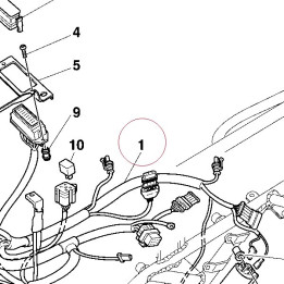 Wiring harness 51031691A