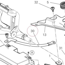 Wire, battery minus 51310251A