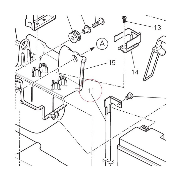 Wire, battery minus 51310291D