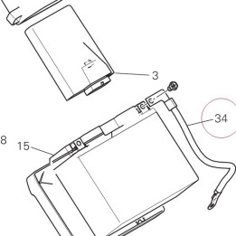 Battery - engine grounding cable 51310301C