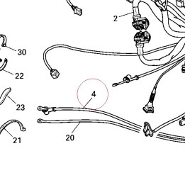 Wire starter motor 51410531A