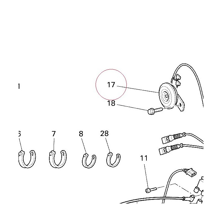 Horn 51640031B