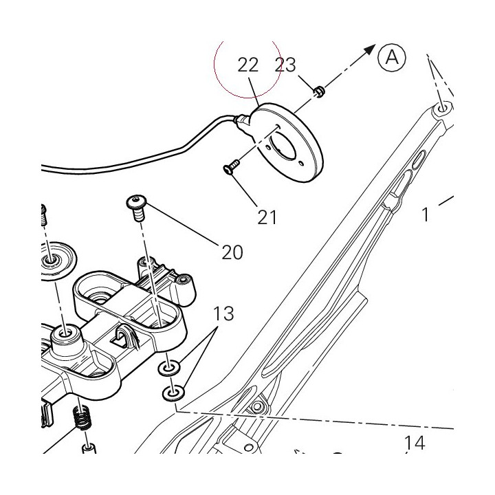 Coil antenna, hands free 51810161B