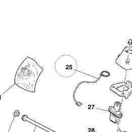 Coil antenna, immobilizer 51840041B