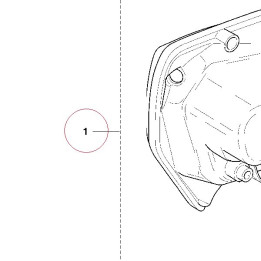 Complete headlight 52010022B