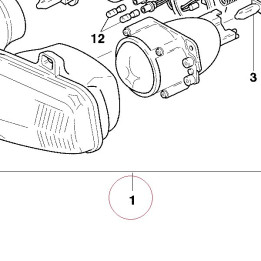 Headlight 52040043B