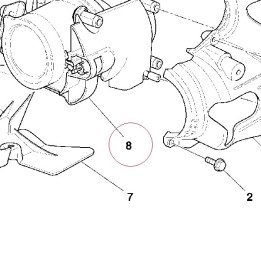 Lens assembly lower beam 52040221A