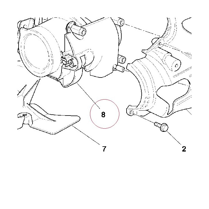 Lens assembly lower beam 52040221A
