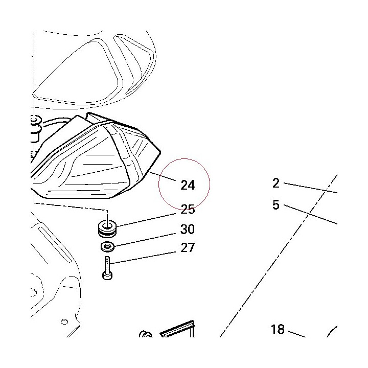 Taillight 52510322A