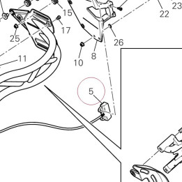 Lamp, license plate 52510432A