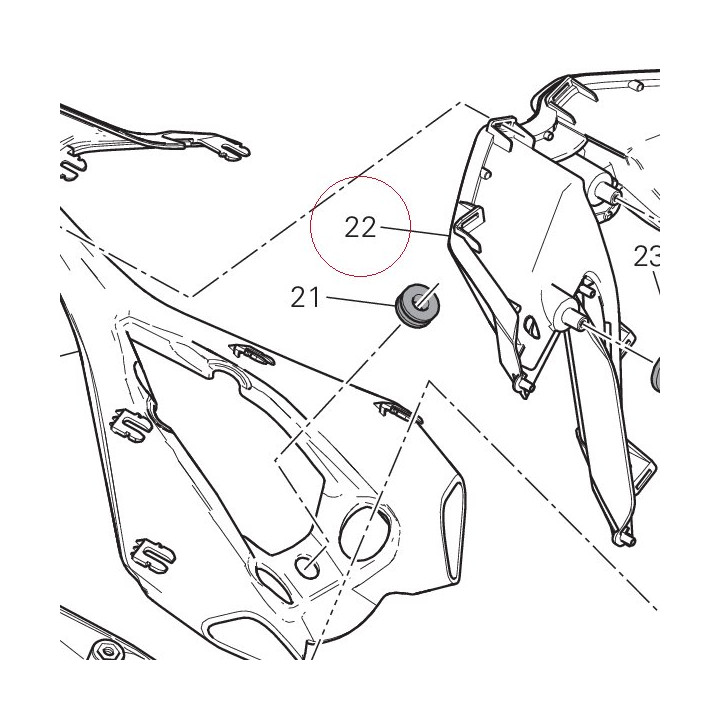 Taillight 52510445C