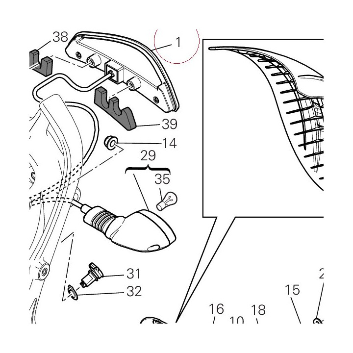 Taillight 52510471A