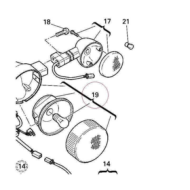 Tail lamp assembly 52520242B