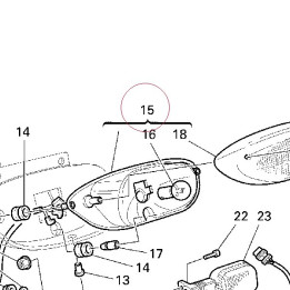 Taillight 52540101A
