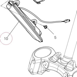 Front flasher light, right 53010261A