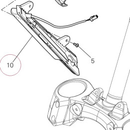 Front flasher light, right 53010301B