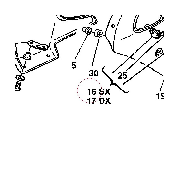 Front flasher light, left 53040021A