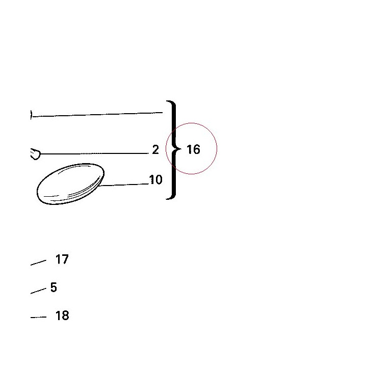 Front flasher light, left 53040083A