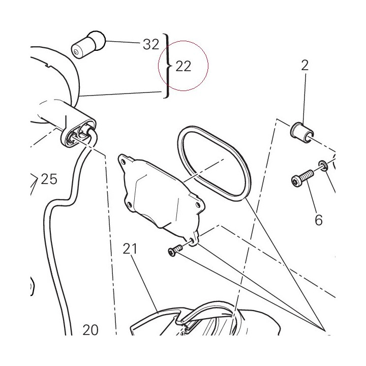 Flasher light front left - rear right 53040164B