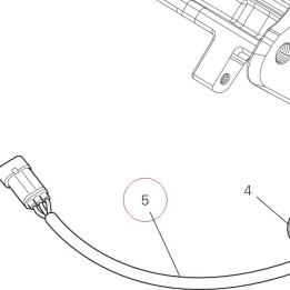 Switch assembly, side stand 53910225A