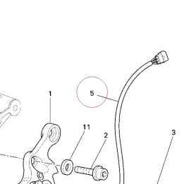 Switch assembly, side stand 53910232A