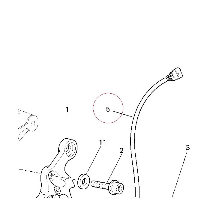 Switch assembly, side stand 53910232A