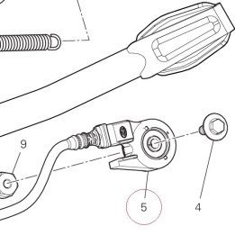 Switch assembly, side stand 53910341A