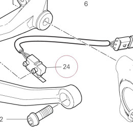 Switch, rear brake 53910421C