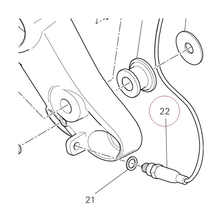 Switch, rear brake 53940031A