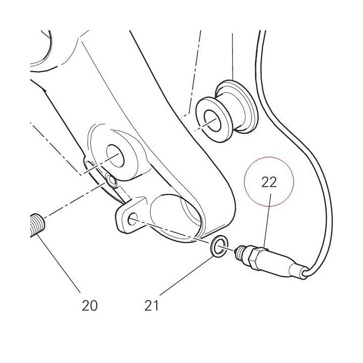 Switch, rear brake 53940031B