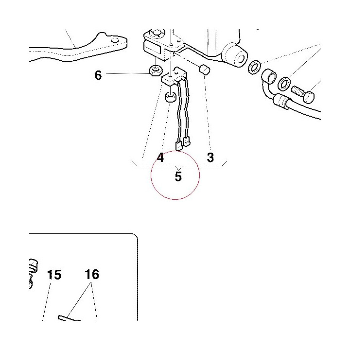 Stop microswitch 53940041A