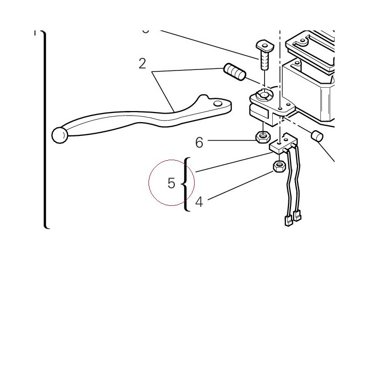 Front brake light switch 53940041B