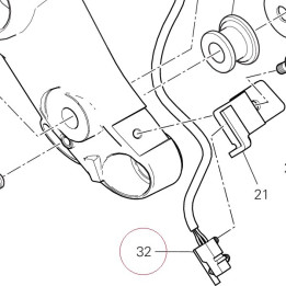 Switch, rear brake 53940901A